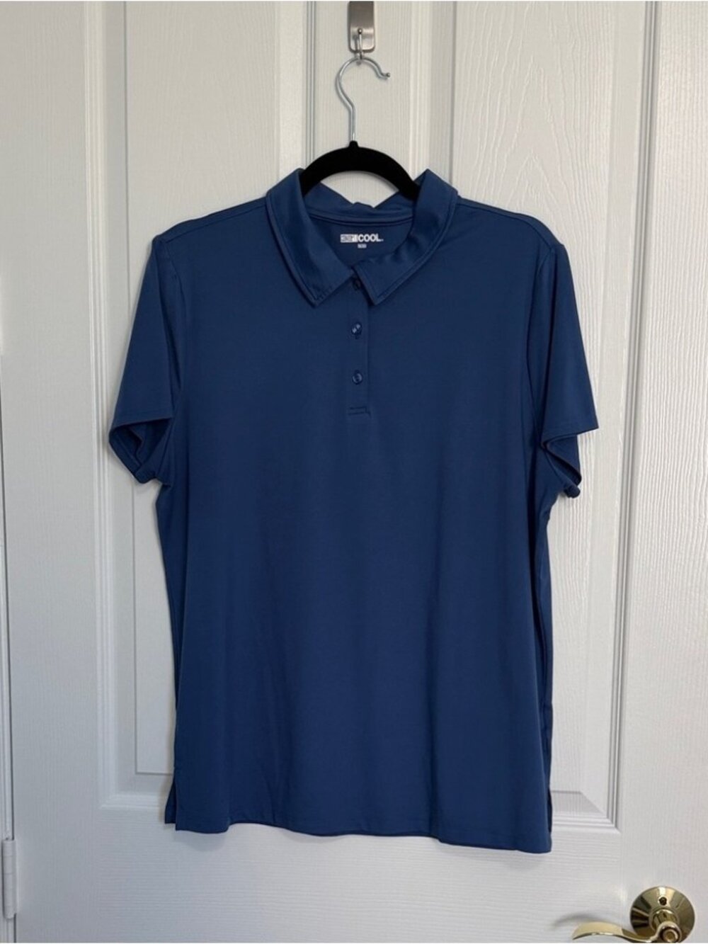 Women's Classic Blue Polo Shirt